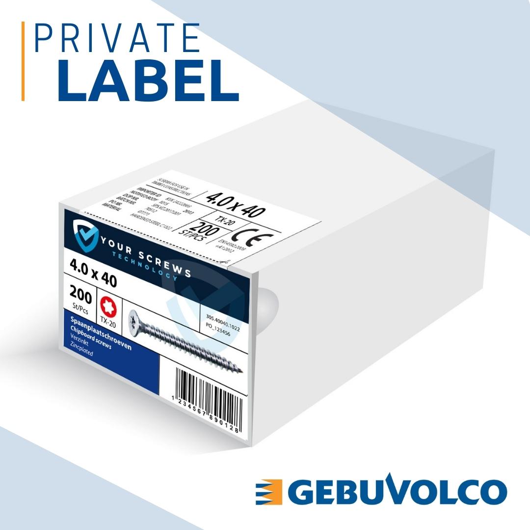 private label screws